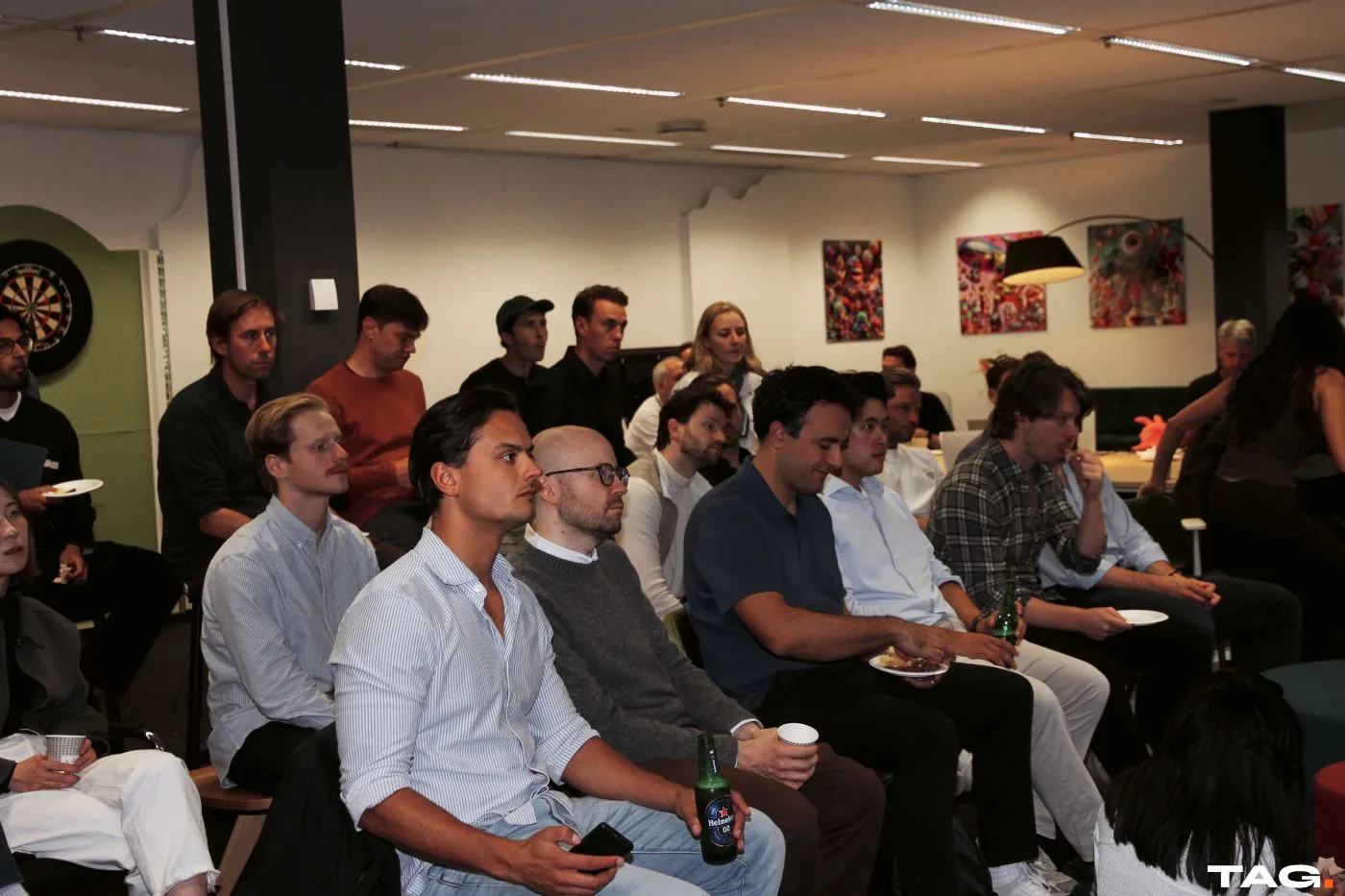 The audience at Build the Pipeline, seated across the TAG event room