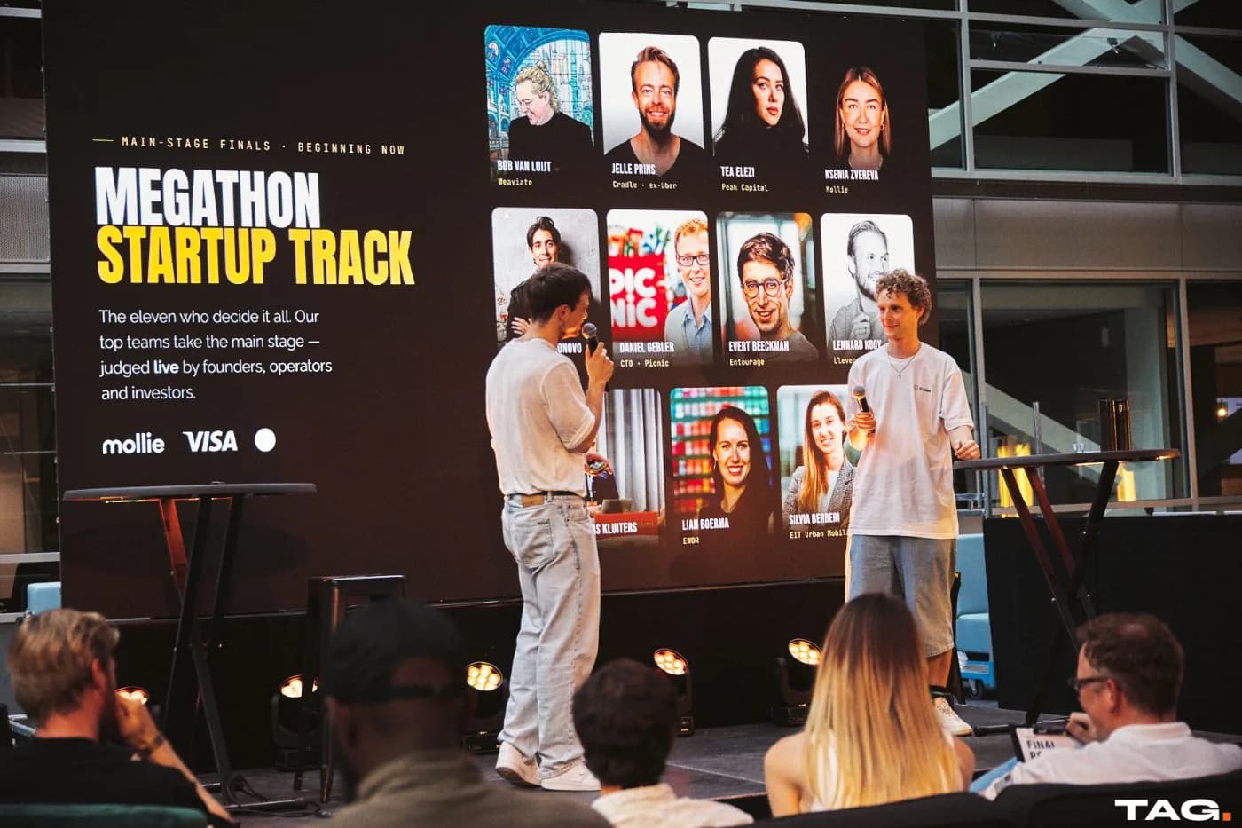Megathon: the audience during pitches