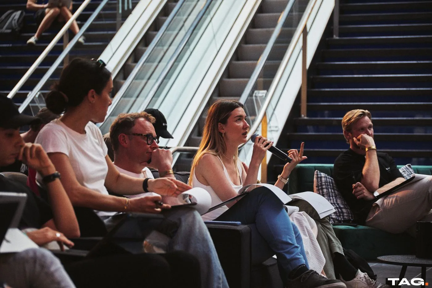 Megathon: judges listening to a pitch