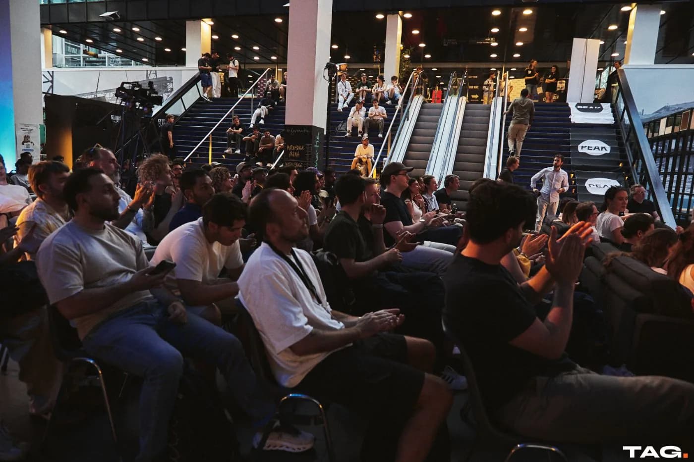 Megathon: the room during the finals