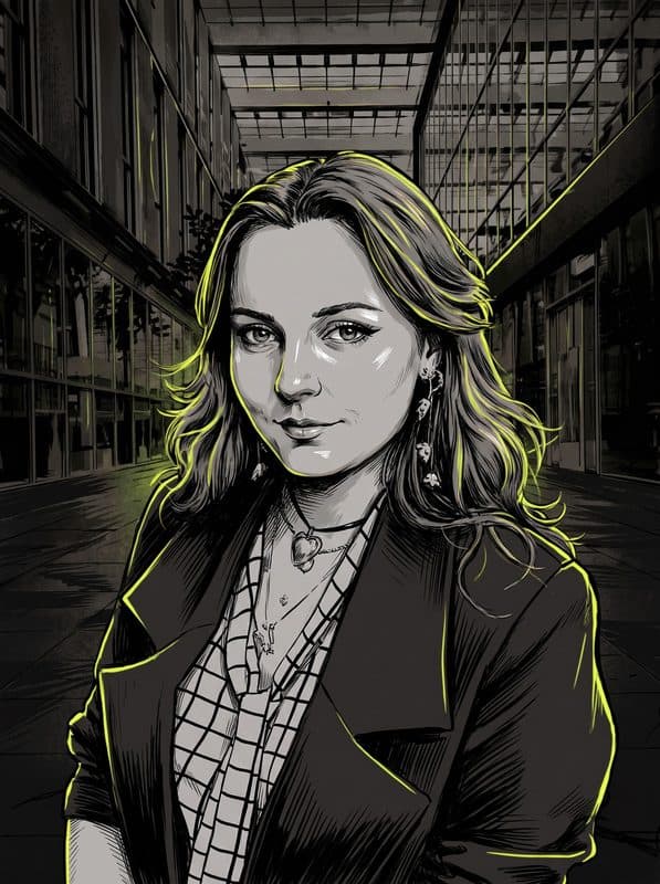 Illustrated portrait of Sofia